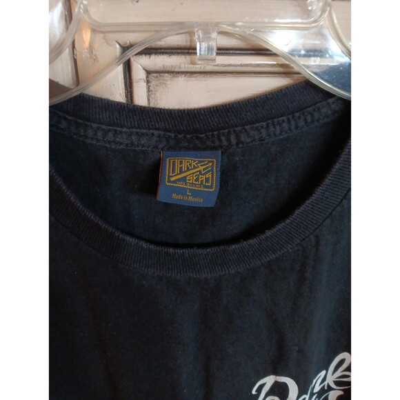 Dark Seas Men's T-Shirt Coffin - When I Cared -‎ Black Size L - Picture 3 of 5